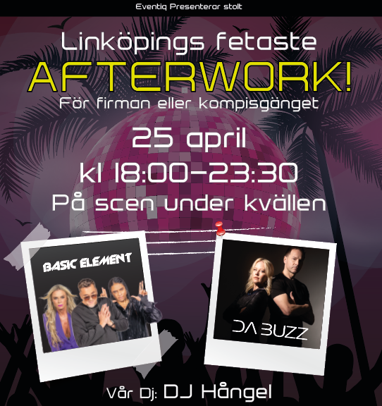 Afterwork med Live band